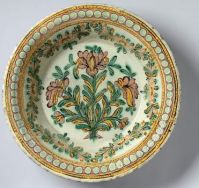 Earthenware Wash Basin, made in Mexico,  ca. 1850