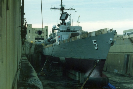 Solve USS Richard L. Page FFG-5 in dry dock jigsaw puzzle online with ...