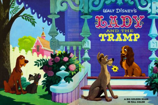 Lady And The Tramp Golden Book