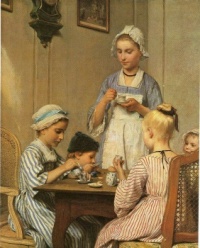 "Children at Breakfast"
