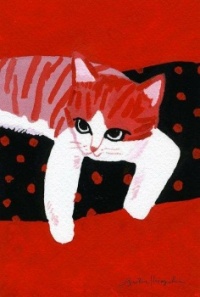 The Cat on Red