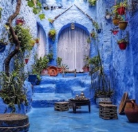 A Moroccan courtyard