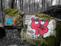 Bunker-Graffiti / shelter graffiti