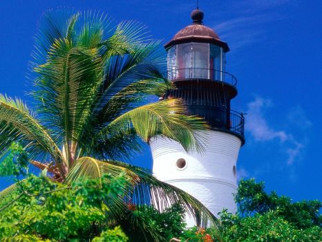 Solve Key West Lighthouse, Florida jigsaw puzzle online with 80 pieces