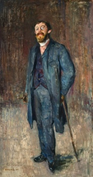 Edvard Munch (Norwegian, 1863–1944), Karl Jensen-Hjell (1885)