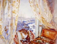 View from a window by John Singer Sargent