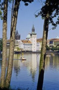 Prague. A view from Strelecky Ostrov