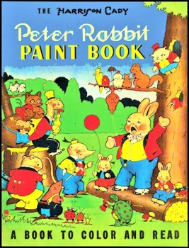 Solve Themes Vintage illustrations/pictures - Peter Rabbit Paint Book