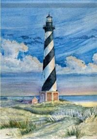 lighthouse at Cape Hatteras, North Carolina