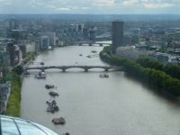View of the River Thames London from the London Eye
