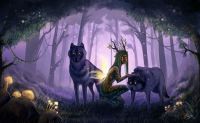 1200x739_14314_Daughter_of_Mother_Earth_2d_fantasy_creatures_forest_fairy_wolf_picture_image_digital_art