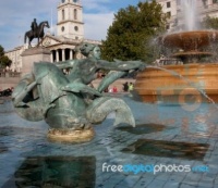 Fountains In Trafalgar Square