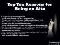 For all you alto singers out there...