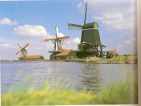 Holland,de Zaanse Schans.