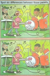 Spot the 6 Differences