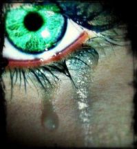 Crying eye