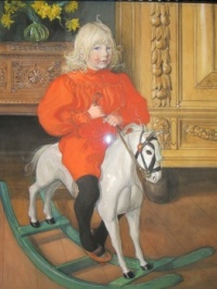 Girl with Wooden Pony