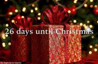 only 26 days til Christmas! ☃