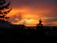 Sunset in Bellingham, WA