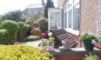 Next door's garden and beyond.