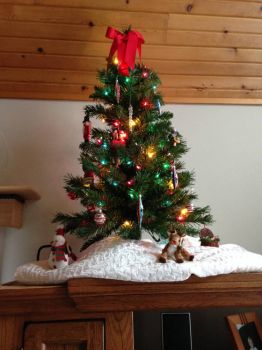 Cat lover's Christmas tree