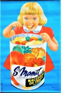 Themes Vintage ads - St Momet Canned Fruits