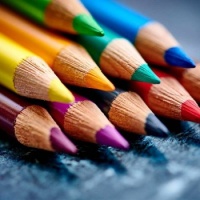 Coloured pencil tips