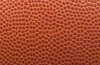 a basketball, up close and personal