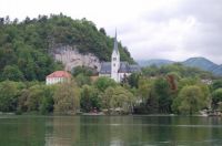 Lake Bled church