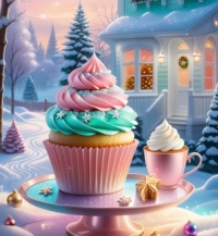 Cupcake in Winter from Laura Bergstrom FB