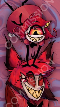 Solve Alastor and Nifty // Hazbin Hotel jigsaw puzzle online with 91 pieces