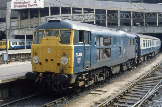 Solve British Rail Class 31 Type 2 31418 at Birmingham New Street ...