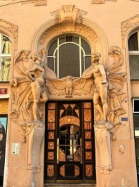 Amazing Art Nouveau doorway