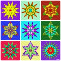 Stars From Shirley's Woven Colours