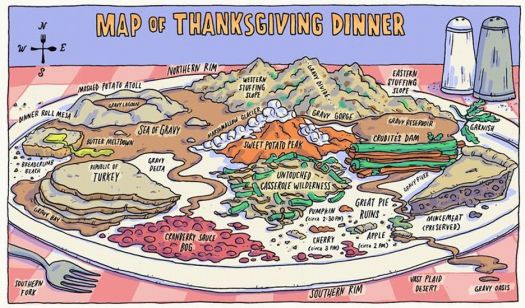 Map of Thanksgiving Dinner (med)