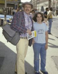 Ben Stiller, 13, on a trip to New York with his father Jerry. [1978]