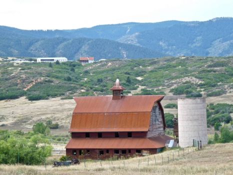 old barn  on front range near Sedalia, CO