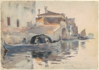 Ponte Panada, Fondamenta Nuove, Venice by John Singer Sargent