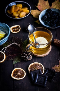 Autumn Mood Lemon Tea
