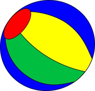 CA 616 - Beach ball (Larger version)