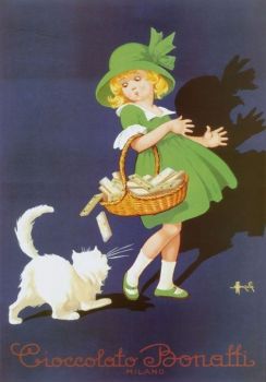Themes Vintage ads - Bonatti's chocolatiers