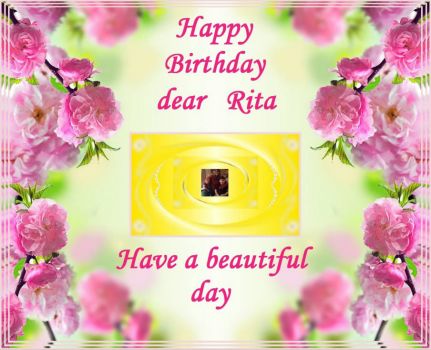 Solve Happy Birthday dear Rita (Chita1023) jigsaw puzzle