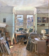 Morning Sun in the Studio by Peter Brown