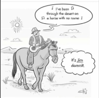 Horse named Jim :-)