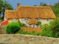 Pretty Thatched Roof Cottage