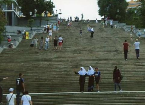 Potemkin Steps by Odessa's Waterfront