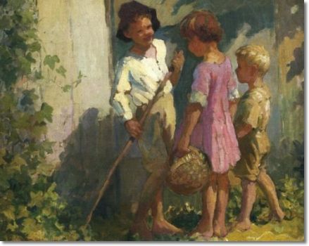 Three Children by Adam Emory Albright