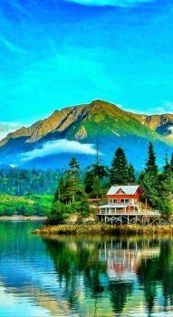 House By The Water -- Alaska....