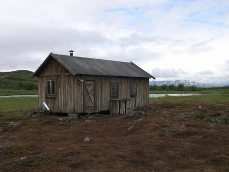 Old woodhouse Lapland Sweeden