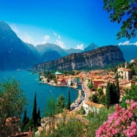 Lake Garda at Verona, Italy